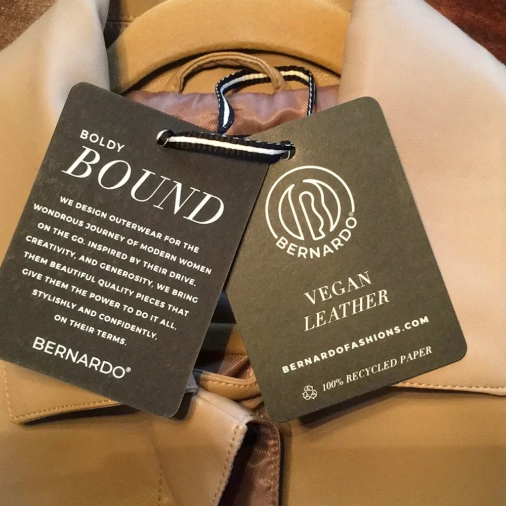 NWT Bernardo Vegan Leather Jacket - Picture 6 of 7